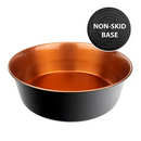 Bainbridge Stainless Steel Non Skid Dog Bowl Black & Copper