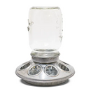 Bainbridge Galvanised Poultry Feeder with Glass Jar 1kg