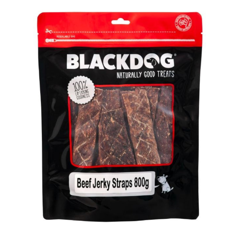 Blackdog Beef Jerky Strap Dog Treats