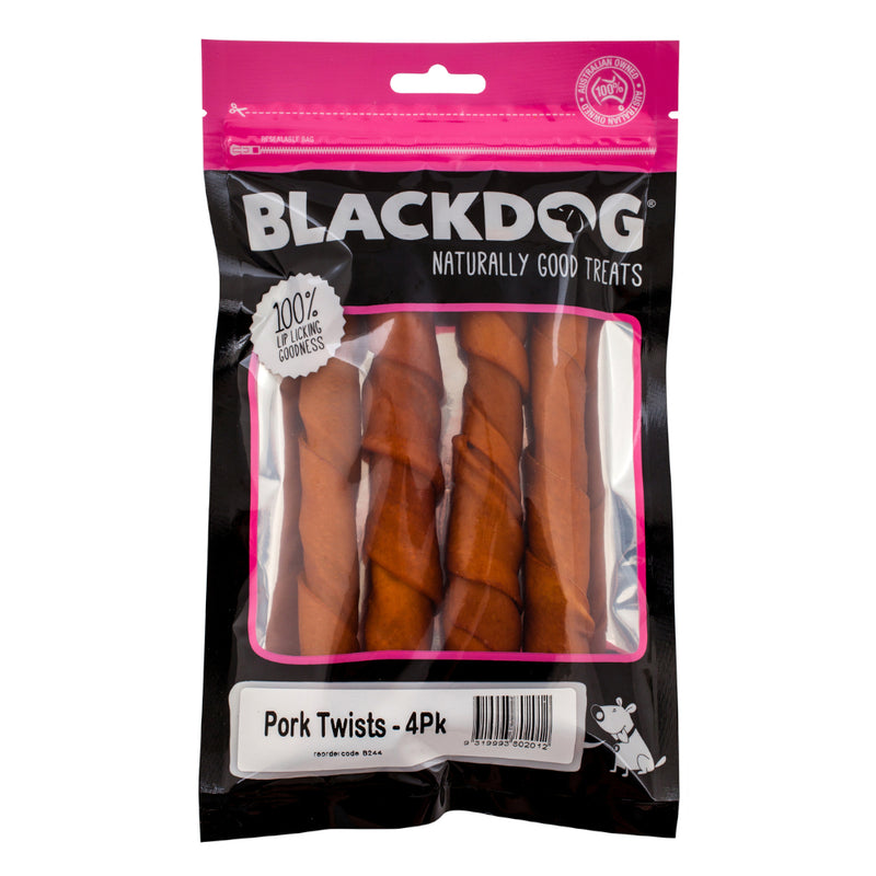 Blackdog Pork Twist Dog Treats