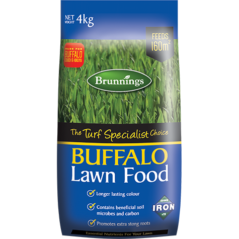 Brunnings Buffalo Lawn Food 4kg - Raymonds Warehouse