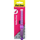 Pet One Reflective Nylon Snow Cat Collar