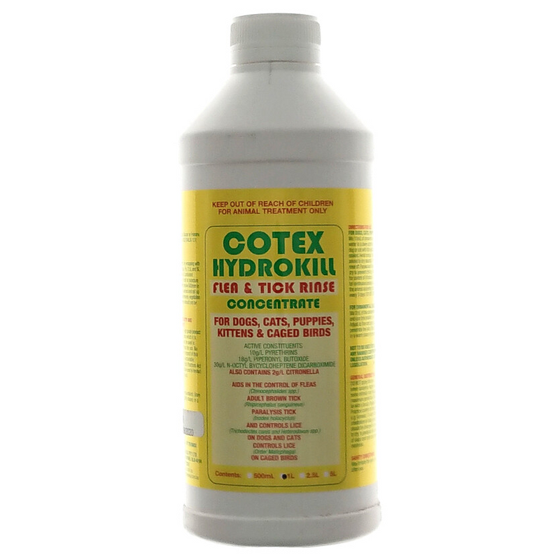 Cotex Hydrokill Flea & Tick Rinse Concentrate