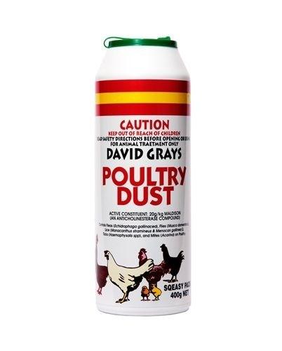 David Grays Poultry Dust 400g - Raymonds Warehouse