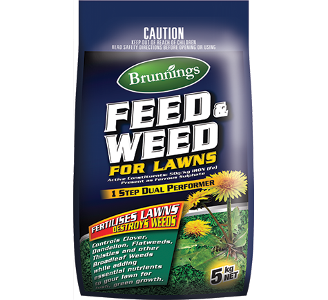Brunnings Feed N Weed For Lawns Granular - Raymonds Warehouse