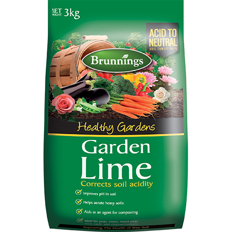 Brunnings Garden Lime 3kg - Raymonds Warehouse