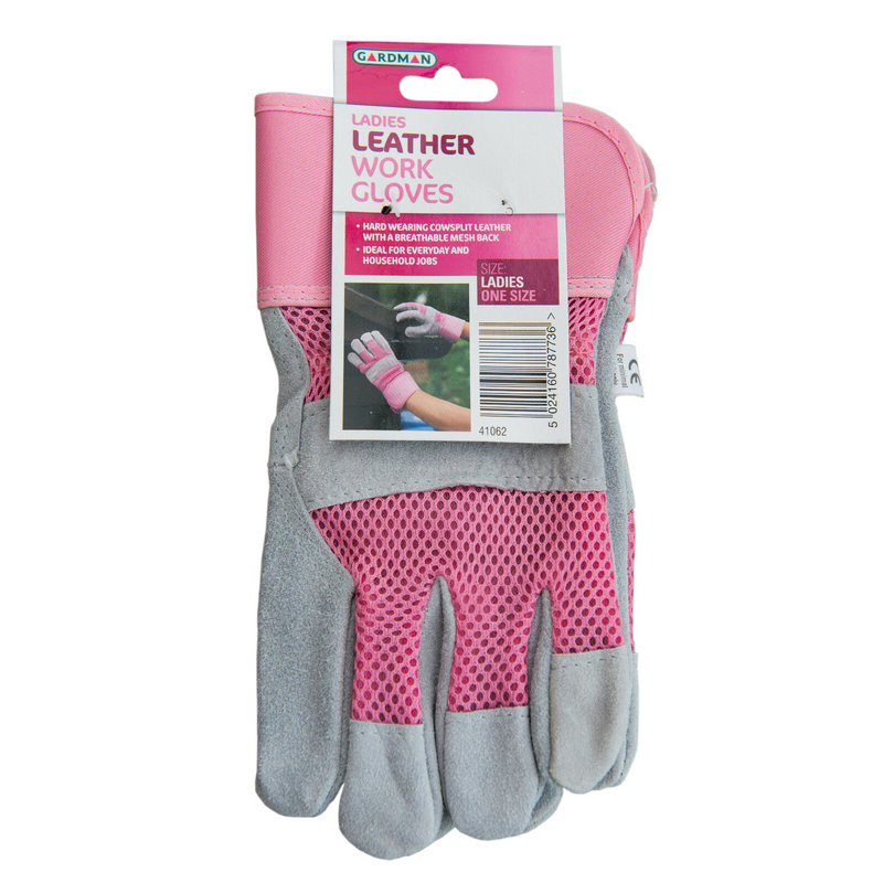 Brunnings Gardman Ladies Leather Work Gloves