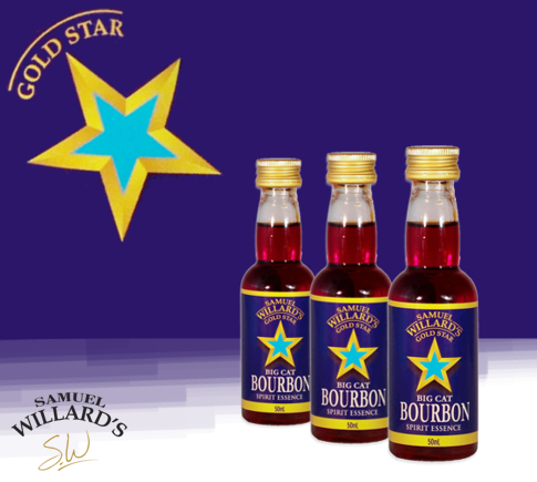 Samuel Willard's Gold Star Big Cat Bourbon Spirit Essence 50ml