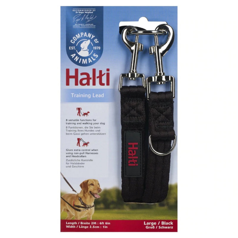 Halti Training Lead Black