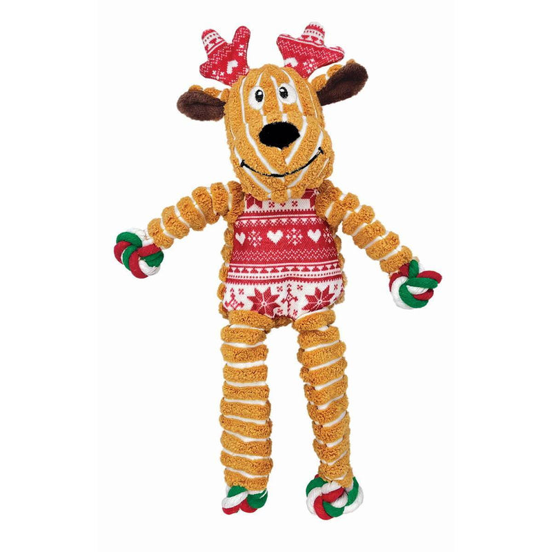 KONG Floppy Knots Reindeer Dog Toy