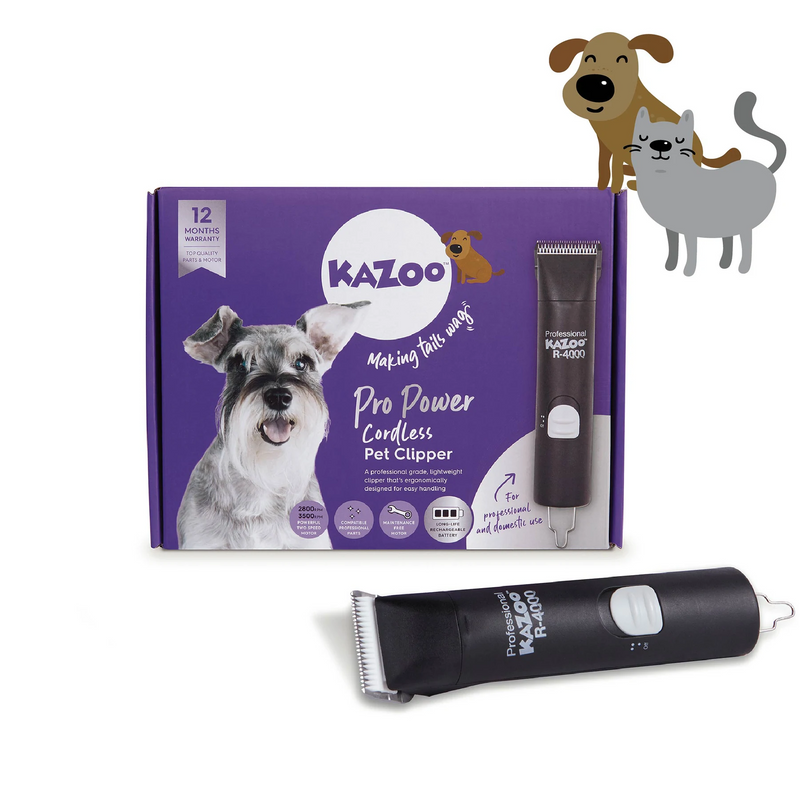 Kazoo Pro Power Cordless Pet Clipper