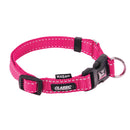 Kazoo Classic Easy-clip Dog Collar Pink