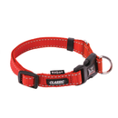 Kazoo Classic Easy-clip Dog Collar Red
