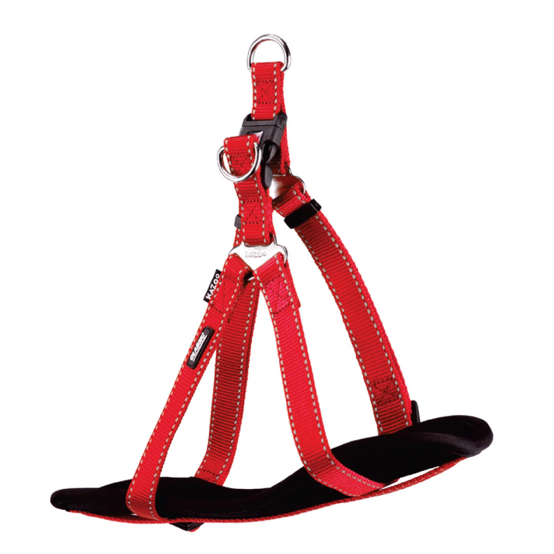 Kazoo Classic Walking Dog Harness Red