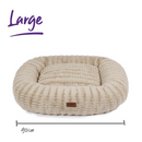 Kazoo Loop Dog Bed Clay