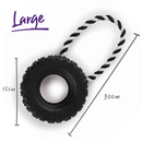 Kazoo Toothy Tug Tyre Dog Toy