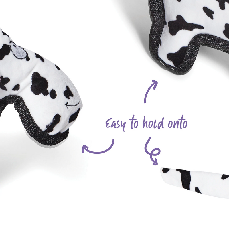 Kazoo Furries Tough Cow Dog Toy