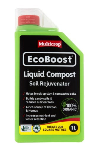 Multicrop EcoBoost Liquid Compost Soil Rejuvenator 1L - Raymonds Warehouse