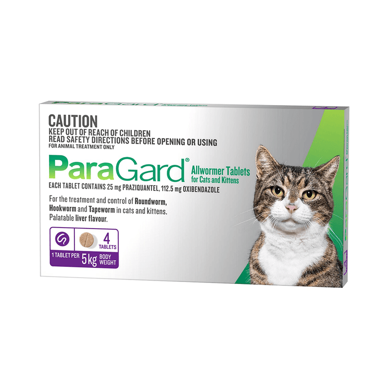 ParaGard Allwormer for Cats & Kittens 4pk