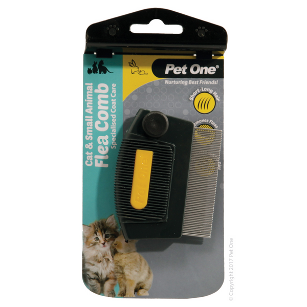 Pet One Grooming Cat & Small Animal Flea Comb Mini