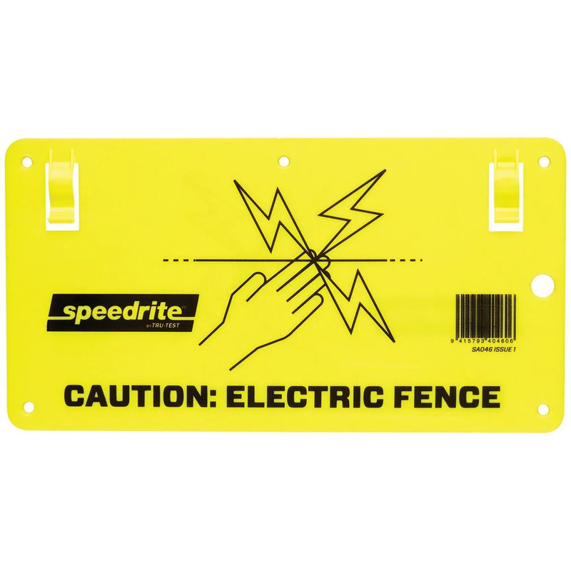 Speedrite Electric Fence Warning Sign